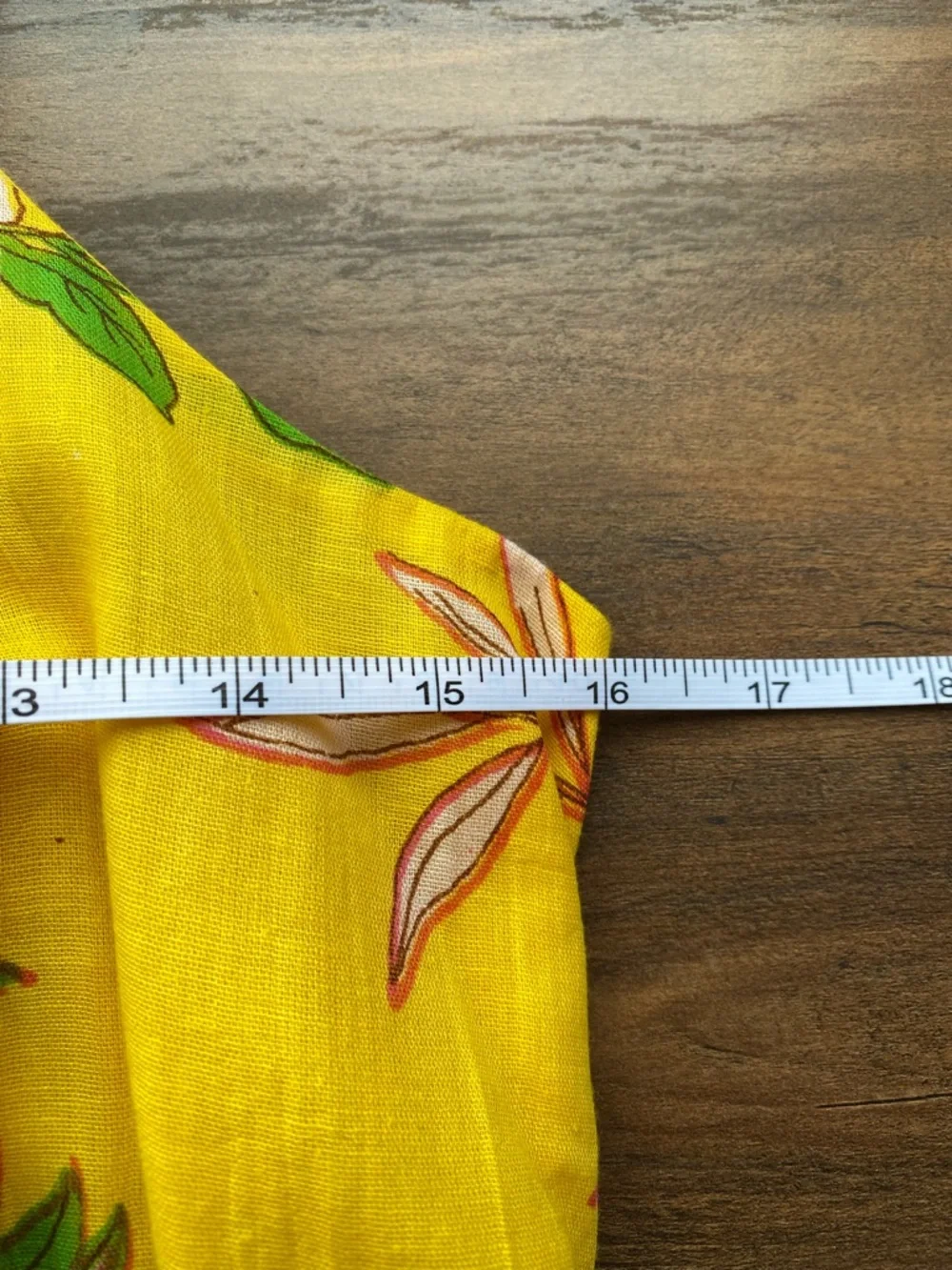 Sunny Yellow Floral Maxi Dress with Spaghetti Straps - Picture 7 of 9